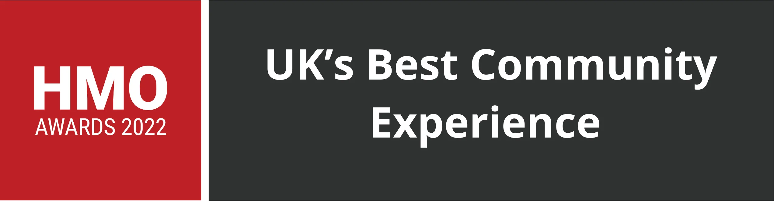 HMO Awards winner for UK best community experience